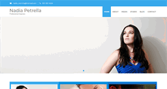 Desktop Screenshot of nadiapetrella.com